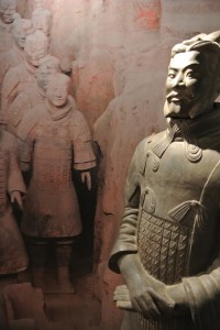 From 18 November 2012 till 17 February 2013 (that's today!), the Brussels Bourse hosted the landmark Terracotta Army exhibition : a reconstitution of the terracotta army of the first Emperor of China  Qin Shi Huang.